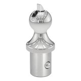CURT Gooseneck Hitch Balls 60601 Ball, Steel, Chrome, Gooseneck, 2 5/16 in. Diameter, Ram, Ford, Each thumbnail 2