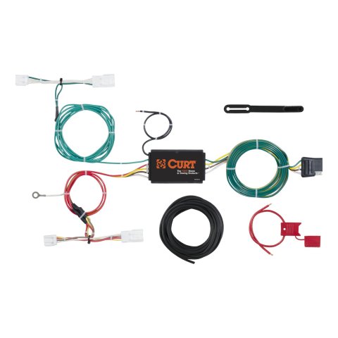 CURT Custom Wiring Connector Harnesses for 2015-2017 NX200T, 2015-2021 NX300H - 56268 Adapter, Vehicle Towing Harness, 3 to 2 Powered Converter, Lexus, Kit thumbnail 1