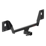 CURT Class 1 Receiver Hitch 11564 Hitch, Rear, 1, 1/4 in. Square, 200 lb. Max Tongue, 2,000 lb. Max Trailer, Square Tube Welded, Black Powdercoated, VW, Each thumbnail 1