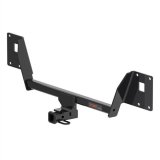 CURT Class 1 Receiver Hitch 11564 Hitch, Rear, 1, 1/4 in. Square, 200 lb. Max Tongue, 2,000 lb. Max Trailer, Square Tube Welded, Black Powdercoated, VW, Each thumbnail 2