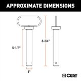 Curt Manufacturing Clevis Pins 45803 Pin 1Inch thumbnail 4