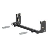 CURT Custom Tow Bar Base Plates for 2007-2017 WRANGLER, 2018 WRANGLER JK - 70110 Adapter Bracket, Plate, Steel, Black Powdercoated, Jeep, Kit thumbnail 1