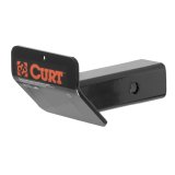 CURT Hitch Tube Covers 31007 Receiver Covers, Skid Shield Design, 2 in. x 2 in., Black Powdercoated, Universal, Each thumbnail 1