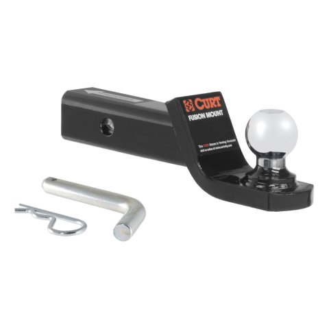 CURT Fusion Mount Ball Mounts 45134 Receiver Hitch Mount, Mount, 2 in. Drop, 2 in. Ball, Each thumbnail 2