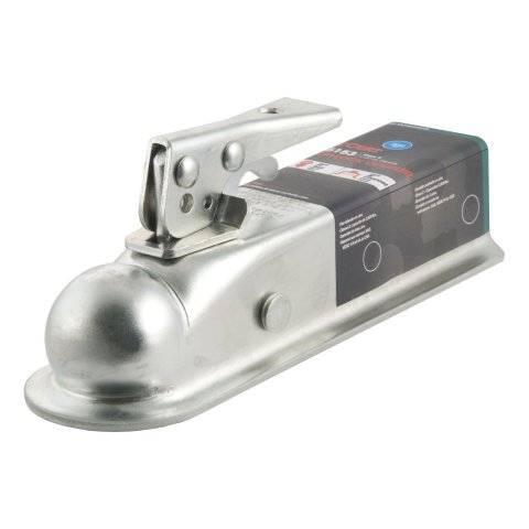 CURT Posi-Lock Couplers 25153 Trailer Coupler, Posi-Lock, 2 in. Ball, 500 lb. Tongue Weight, 3,500 lb. Gross Load Capacity, Steel, Each