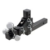 CURT Tri-Ball Ball Mounts 45799 Receiver Hitch Mount, Adjustable Mount, Each thumbnail 2