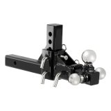 CURT Tri-Ball Ball Mounts 45799 Receiver Hitch Mount, Adjustable Mount, Each thumbnail 3