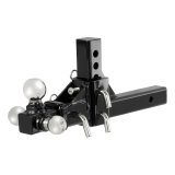 CURT Tri-Ball Ball Mounts 45799 Receiver Hitch Mount, Adjustable Mount, Each thumbnail 4
