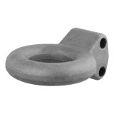 CURT Forged Alloy Lunette Eyes 48600 Eye, 12,000 lbs. GTW, 3 in. Eye Diameter, Steel, Natural, Each thumbnail 2