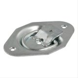 CURT Recessed Tie-Downs 83601 Cargo Tie-Down Anchor, Recessed, Steel, Silver, 1,200 lb.Capacity, Each thumbnail 2