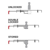 CURT Double-Lock Gooseneck Hitches 60615 Hitch, Double Lock, Powdercoated, Chevy, GMC, Each thumbnail 6