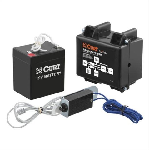 CURT Soft-Trac I Breakaway Systems 52041 Trailer Switch, Soft Trac I, Battery, Case, Switch, Harness, Hardware, Kit
