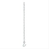 CURT Safety Chain Assemblies 80020 Chain, Steel, Zinc Plated, 2,000 lb. Break Force, 27 in. Length, S-Hook Ends, Each thumbnail 3