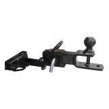 CURT Bolt-On ATV Adapters 45006 Hitch, Adapter, Rear, 2 in. Square Style, Black Powdercoated, Each thumbnail 4