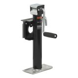 CURT Bracket Mount Swivel Jacks 28302 Trailer Jack, Mount, 2,000 lb. Capacity, 10 in. Travel, Steel, Painted, Side Wind, Each thumbnail 2