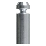 CURT Receiver Pins and Clips 21504 Hitch Pin, 0.625 in. Diameter, Steel, Zinc Finish, Clip, Kit thumbnail 2