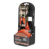 CURT Cargo Strap Sets 83025 Tie-Down Strap, Cargo, Ratchet, S-hook, 1,100 lbs. Working Load, 1 in. Width, 16 ft. Length, Red, Each thumbnail 2