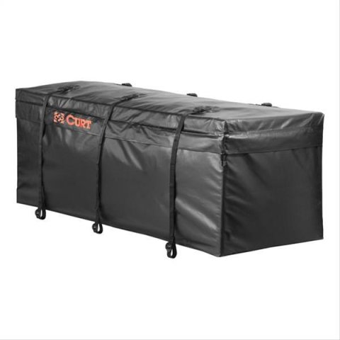 CURT Cargo Bags 18210 Bag, 12.25 cu. ft. Capacity, Vinyl, Black, 18 in. Width, 56 in. Length, 21 in. Height, Each