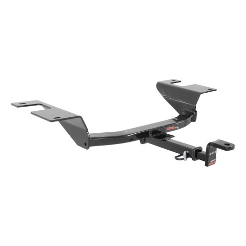 CURT Class 1 Receiver Hitch 114413 Hitch, I, 1/4 in. Receiver, Square Tube Welded, Black Powdercoated, with Old-Style Ball Mount, Buick, Cascada, Each thumbnail 1