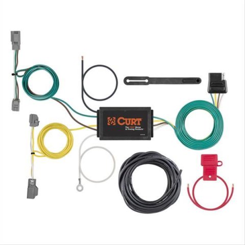 CURT Custom Wiring Connector Harnesses for 2016-2019 CRUZE - 56319 Adapter, Vehicle Towing Harness, 3 to 2 Powered Converter, Chevy, Kit thumbnail 1