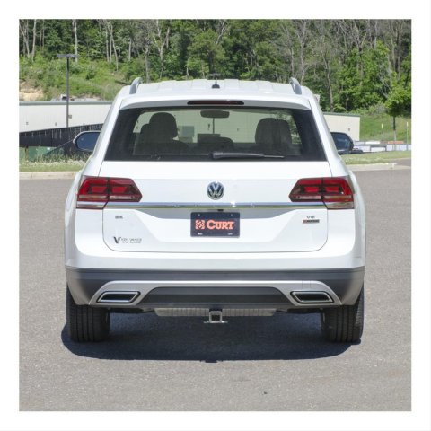 CURT Class 3 Receiver Hitch 13366 Hitch, III, 2 in. Receiver, Square Tube Welded, Black Powdercoated, Volkswagen, Atlas, Each