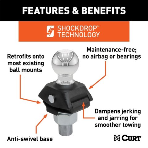 Curt Manufacturing Hitch Balls 40248 Trailer Ball thumbnail 3