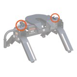 CURT Replacement E16 Fifth Wheel Head Attachment Pins 19226 Hitch Components, and Clips, Pair thumbnail 2