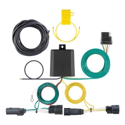 Curt Manufacturing - Trailer Wiring Harnesses for 2021-2024 SIENNA 56458 Connector Kit, Custom Harness, 4-Way Flat Output, Select Toyota Sienna