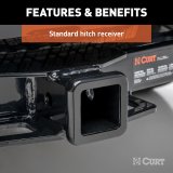 Curt Manufacturing Receiver Hitches 13457 Trailer Hitch, Class 3 Trailer Hitch, 2" Receiver, Select Toyota Hilux thumbnail 3