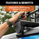 CURT Jeep Roof Rack Crossbars for 2020-2023 GLADIATOR, 2018-2023 WRANGLER - 18122 thumbnail 5
