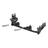 CURT Custom Tow Bar Base Plates for 2013-2019 FLEX, MKT, 2013-2015 MKS - 70135 Adapter Bracket, Plate, Steel, Black Powdercoated, Ford, Lincoln, Kit thumbnail 1