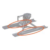 CURT CrossWing 5th Wheel Skid Pads 19282 Fifth Hitch Replacement Components, Pads, Each thumbnail 2