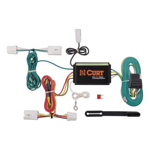 CURT Custom Wiring Connector Harnesses for 2003-2014 MURANO - 55571 Vehicle Towing Harness Adapter, T-Connector, 3-Wire System, Circuit Protected Converter, Nissan, Each thumbnail 1