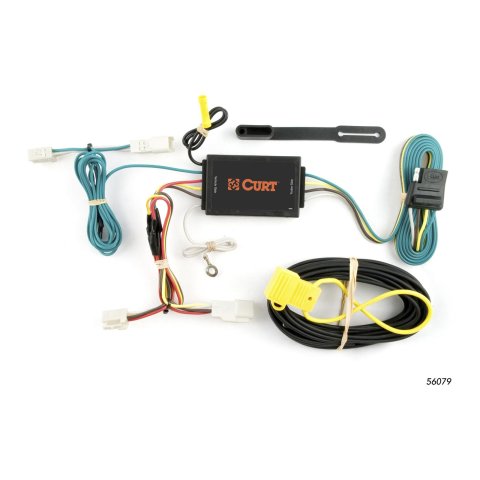 CURT Custom Wiring Connector Harnesses for 2011-2012 AVALON, 2007-2011 CAMRY, 2009-2015 VENZA - 56079 Vehicle Towing Harness Adapter, T-Connector, 3-Wire System, Circuit Protected Converter, Toyota, Each thumbnail 1
