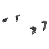CURT Custom Fifth Wheel Bracket Kits for 2004-2024 TITAN - 16470 Brackets, Steel, Gloss Black, Nissan, Set thumbnail 2