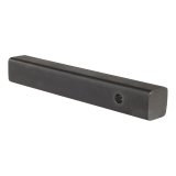 CURT Solid Steel Hitch Bars 49531 Receiver Ball Mount, Steel, Natural, 2 in. Square, 0 in. Drop, 0 in. Rise, 14.00 in. Length, Each thumbnail 1