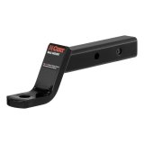 CURT Dual-Length Ball Mounts 45230 Receiver Hitch Mount, Black, 2 in. Square, 4 in. Drop, 2 in. Rise, 8.125 in. or 11.125 in.Length, Each thumbnail 1