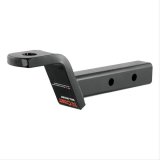 CURT Dual-Length Ball Mounts 45230 Receiver Hitch Mount, Black, 2 in. Square, 4 in. Drop, 2 in. Rise, 8.125 in. or 11.125 in.Length, Each thumbnail 3