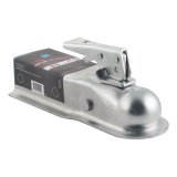 CURT Posi-Lock Couplers 25135 Trailer Coupler, Posi-Lock, 2 in. Ball, 500 lb. TW, 3,500 lb. GTW, Steel, Zinc Plated, Each thumbnail 1
