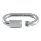 CURT Trailer Safety Chain Quick Links 82611 Chain, Link, Steel, Zinc Plated, 1/4 in. Diameter, 880 lb. Break Force, Each thumbnail 2