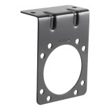 CURT Connector Brackets 58290 Vehicle Towing Harness Adapter Mounting Bracket, Bracket, Steel, Black, 7 Pole, Car End, Each thumbnail 1
