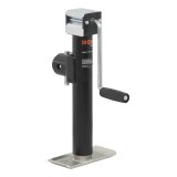 CURT Pipe-Mount Swivel Jacks 28354 Trailer Jack, Pipe Mount, Weld On, 5,000 lb. Capacity, 10 in. Travel, Steel, Painted, Side Wind, Each thumbnail 2
