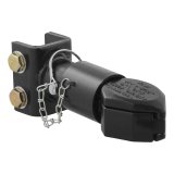 CURT Adjustable Sleeve-Lock Channel Couplers 25329 Trailer Coupler, Channel, Adjustable, Steel, Black, Each thumbnail 2