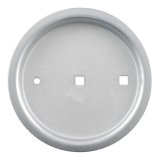 CURT Recessed Tie-Down Backing Plates 83610 Cargo Anchor, Plate, Stainless Steel, Zinc Plated, 6.652 in. Base Diameter, Each thumbnail 2