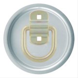 CURT Recessed Tie-Down Backing Plates 83610 Cargo Anchor, Plate, Stainless Steel, Zinc Plated, 6.652 in. Base Diameter, Each thumbnail 3