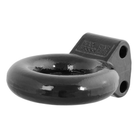 CURT Forged Alloy Lunette Eyes 48601 Eye, 12,000 lbs. GTW, 3 in. Eye Diameter, Steel, Black, Each