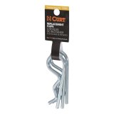 CURT Hitch Pin Clips 21602 Hair Pins, Clips, Fits 1/2 in. or 5/8 in. Pins, Steel, Zinc Plated, Set of 3 thumbnail 1