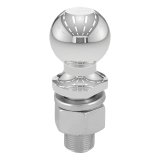 Curt Manufacturing Hitch Balls 40078 Trailer Ball, 2-5/16" Trailer Ball (1-1/4" x 2-5/8" Shank, 15,000 lbs., Chrome, Packaged) thumbnail 1