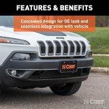 CURT Custom Tow Bar Base Plates for 2014-2018 CHEROKEE - 70134 Adapter Bracket, Plate, Steel, Black Powdercoated, Jeep, Kit thumbnail 4
