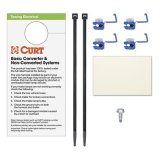 CURT Custom Wiring Connector Harnesses 55411 Vehicle Towing Harness Adapter, T-Connector, 2-Wire System, Chevy/GMC/Oldsmobile, Each thumbnail 1